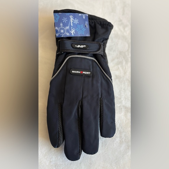 Silver Age Other - Silver Age Men's Gloves Mittens Warm Sport Black Fleece OS